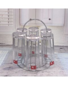 Glass Water Cup Rack Bracket Stainless Steel Household Draining Cup Storage Rack Holder for Party