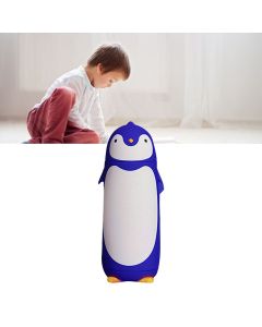 Water Bottle Penguin Design Heat Insulation 300ml Portable Water Cup for Outdoor Blue