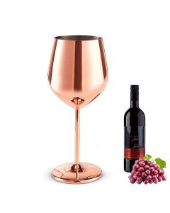 1 PCS 18oz Stainless Steel Matte Wine Glasses Red