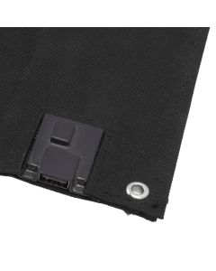 40W 4 Fold Solar Panel Charging Bag Folding Bag Foldable Monocrystalline Solar Panel Charger for Outdoor Camping Hiking Emergency Charging Black