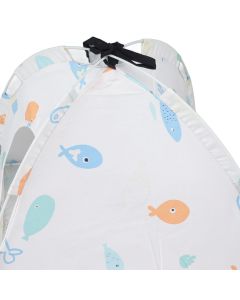 Pet Tent Cartoon Print Detachable Washable Portable Cat Tents for Cats Puppy Small Pets