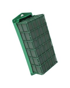 Floral Foam Cage Rectangle Flower Cage Holder Floral Foam with Holder Grid for Fresh Flowers Wedding Party Decoration