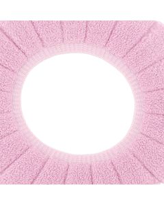 Toilet Seating Cover Warm Soft Comfortable Washable Reusable Non Slip Toilet Seating Pad Replacement Pink