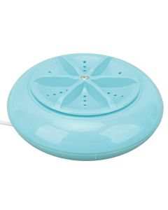 Portable Mini Washing Machine Ultrasonic USB Desktop Washer for Underwear Socks Baby Clothes Travel 3.8L 5V Blue