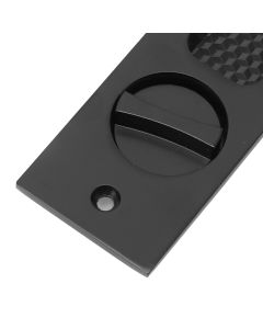 Sliding Door Mortise Lock with 2 Keys Zinc Alloy Invisible Recessed Handle Latch Pocket for Wood Furniture Hardware Black