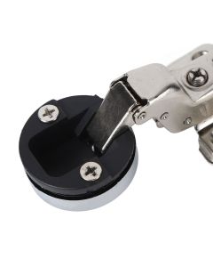 2Set Stainless Steel 201 Cabinet Glass Door Hinge 35 Cup Glass Door Damping Buffer Hinge Large Bend Insert
