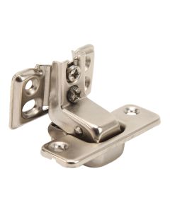 4PCS Cabinet Hinge with 4 Hole Base Cold Rolled Steel Short Arm Cupboard Hinge for Kitchen Bedroom