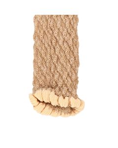 20Pcs Thickened Knitted Table Chair Leg Floor Protectors Covers Furniture Leg Socks for Hardwood Floors Elegant Log Color