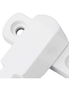 Window Latch Sash Lock Aluminum Alloy Anti Theft T Type Universal Child Proof Safety Lock for Home Security White