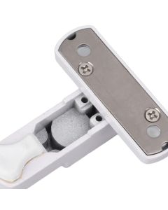Window Sash Lock Aluminum Alloy T Type Sliding Window Latch Child Proof Safety Lock for Home Security White