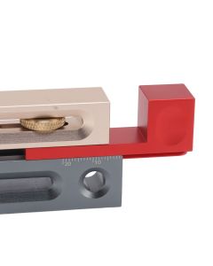 JF06 Table Saw Slot Adjuster Mortise and Tenon Tool Woodworking Movable Measuring Block