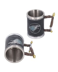 Stainless Steel Liner Mug Resin Decorative Hand Painted Beer Cup for Home Bar KTV Restaurant Large