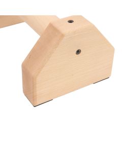 2pcs Wooden Push Up Handles Anti Slip Pushup Bar Handstand Parallettes Bars for Indoor Outdoor 30cm / 11.8in
