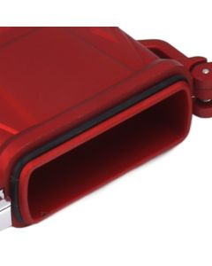 2PCS Torch Lighter Case IP56 Waterproof Safe Portable Torch Lighter Cover for Outdoor Camping Travel Red