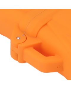 2PCS Torch Lighter Case IP56 Waterproof Safe Portable Torch Lighter Cover for Outdoor Camping Travel Orange