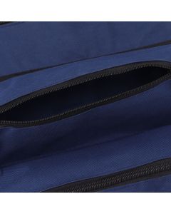 Roll Up Tool Bag 5 Zipper Pockets Portable Oxford Cloth Electricians Tool Bag for Carpenter Plumber Blue