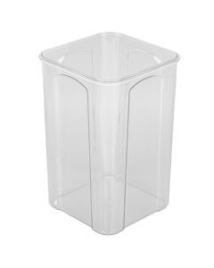 Airtight Food Storage Container Clear Food Storage Jar with Bamboo Lid for Noodles Flour Cereal Rice Tea Coffee Beans 1400ml 10.7x17cm / 4.2x6.7in