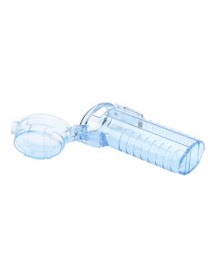 2Pcs Lighter Case Waterproof Lighter Storage Container Plastic for Outdoor Camping Hiking Transparent Blue
