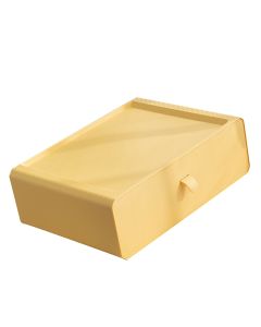 Underwear Storage Box Plastic 15 Grid Compartment Drawer Desktop Accessories for Socks Bras Yellow