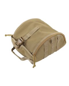 Camping Helmet Bag Canvas Scratch Prevention Adjustable Helmet Storage Bag For Hard Hats Helmet Khaki