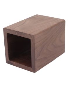 Cooking Utensil Container Smoothing Stable Large Capacity Simple Wooden Pen Holder for Kitchen Family Office Squared(4.3x3.1x3.1in)