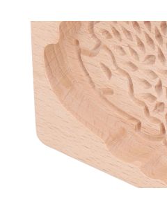 Animal Cookie Mold Lovely Vivid Wooden Biscuit Press Stamp Easy Demoulding Smoothly Cookie Mold Hedgehog