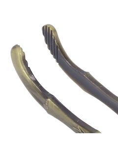 Cup Pick Up Clip Portable Tableware Tweezers Metal Tea Cup Washing Tongs for Household Use Bronze Color