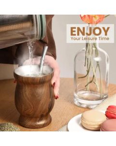 Gourd Cup Double Walled Stainless Steel Insulation Cup for Coffee Beverage Tea 8oz