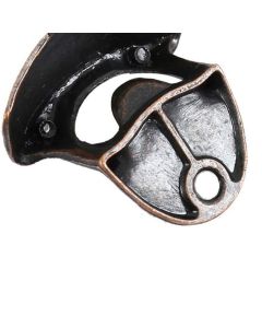 10 Pcs Wall Mount Bottle Opener Vintage Style Rustic Strong Durable Metal Beer Cap Opener for Bar Restaurant Home