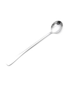 3Pcs Stainless Steel Long Handle Spoon Coffee Ice Tea Ice Cream Spoon for Bar Home Party Round Head