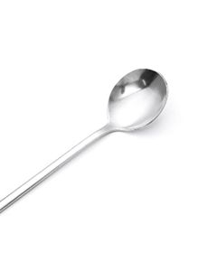 Long Handle Spoons Stainless Steel Elegant Multi Functional Stirring Spoons for Coffee Tea Dessert 3pcs Round Head