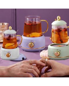 Portable Electric Kettle Stew Cup 450ML Health Cup Mini Slow Cooker Kettle Office Flower Teapot Split Tea Boiler AU Plug 220V