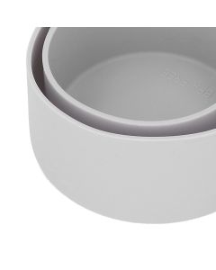 2Pcs Silicone Bumper Boot Protective Water Bottle Bottom Sleeve Cover for Space Thermal Cup Gray
