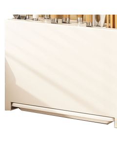 White Kitchen Chopsticks Knife Stand Cutting Board Integrated Magnet Draining Holder for Home