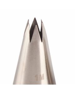 6PCS Baking Tip Stainless Steel Decorating Pastry Piping Nozzle Set for Cake Cupcake