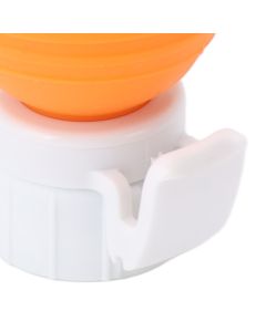 Soda Bottle Lid Silicone Leak Proof Carbonated Drink Air Pump Lid Fizz Keeper Pump Cap Saver Stopper Lids Orange
