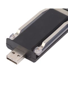 Clip On Book Light Multipurpose Ultrathin Mini 3 Levels Brightness USB Rechargeable Book Reading Light Black