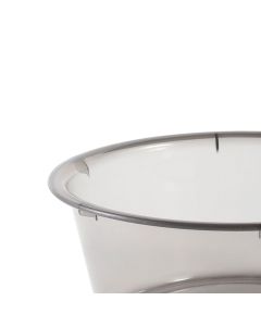 Large Transparent Laundry Basin Household Plastic Simple Thickened Washbasin Student Dormitory Plastic Basin Grey