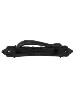 Sliding Barn Door Handle Aluminum Alloy Black Punch Free Double Sided Door Pull Handles for Gate Cabinet