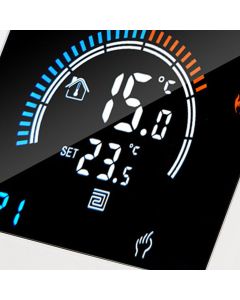 Programmable Smart Thermostat Electric Heating Smart Thermostat Digital LCD Display Temperature Controller for Home Hotels AC 90V‑240V 16A WiFi Style