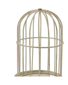 Birdcage Candle Holder Iron Vintage Detachable Stable Base Bird Cage Decor for Bedroom Restaurant S