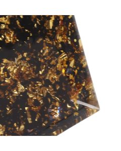5cm Orgonite Pyramid for Positive Energy Healing Crystal Pyramid Meditation Orgonite Pyramids Chakra Zodiac Energy Generator Capricorn