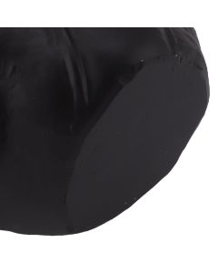 Heart Shaped Vase Decorative Modern Resin Exquisite Planter Pot for Home Office Bedroom Wedding Black