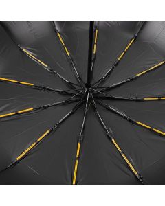 Sun Rain Umbrella 24 Rib Sun Blocking UV Protection Foldable Automatic Umbrella for Daily Travel Black