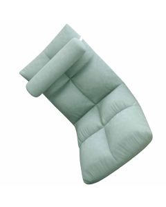 Floor Chair with Back Support Folding Sofa Chair Sleeper Bed Couch Recliner Floor Gaming Chair Meditation Chair for Adults Peacock Blue