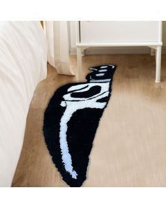 Skull Knife Carpet Horror Scary Scream Bedside Rug Wear Resistant Cashmere Home Welcome Decor 50.8CM