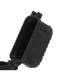 2 PCS Waterproof Lighter Case Plastic Black Sealed Pocket Lighter Container for Outdoor