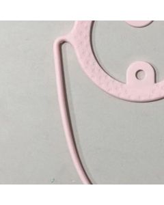 Silicone Coffee Carrier Reusable Portable Beverage Drink Cup Carrier Holder for Outdoor Travel Pink