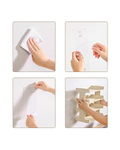 Kitchen Countertop Organizer Plastic Detachable Multifunctional Kitchen Storage Shelf Food Rack for Bedroom Bathroom Desktop Cream White 5 Tier