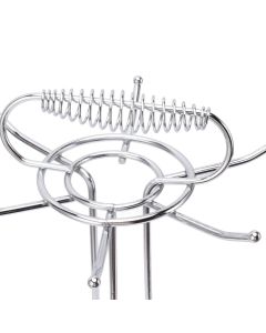 Cooking Utensils Holder Stainless Steel Multifunctional Kitchen Countertop Cooking Utensil Hanging Organizer Rack for Spoon Spatula Soup Ladle Type 2